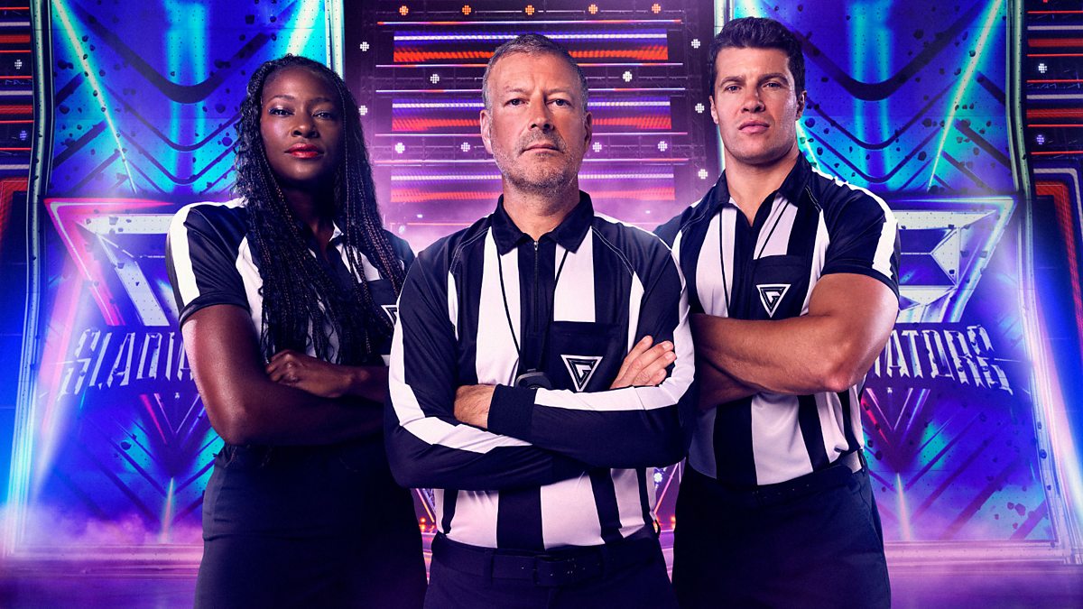 Sonia Mkoloma, Mark Clattenburg and Lee Phillips are back to keep Gladiators and Contenders in check during Series 2.